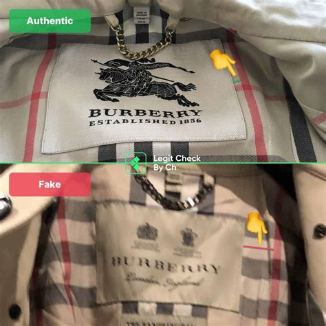 how to tell a fake burberry quilted jacket|burberry coat counterfeit.